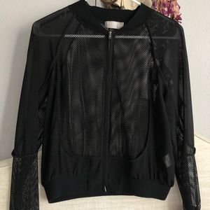 Sheer LF Mesh Bomber